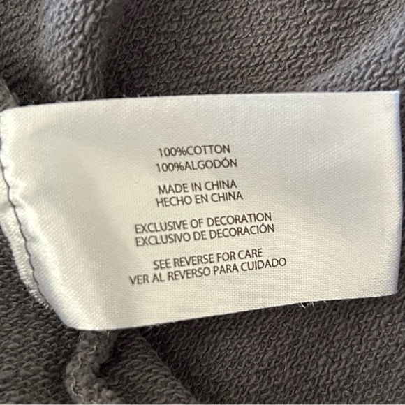 Wildfox Women’s I Wish It Was Saturday Grey Crewneck Graphic Sweatshirt, Large - Picture 9 of 10